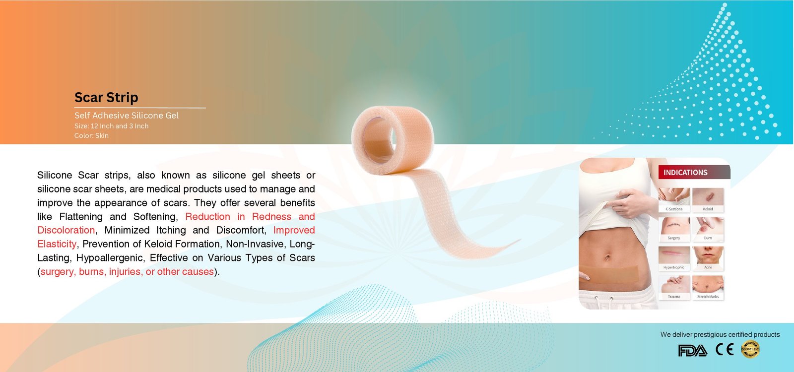 Alexer Silicone Scar Strip — image 3